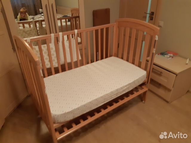 Детская кровать Mothercare Bedside + матрас