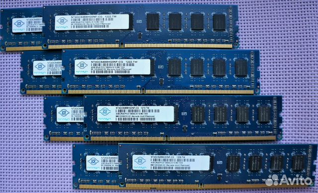 DDR3 2gb,4gb,8gb д/комп, Nanya, оперативная память