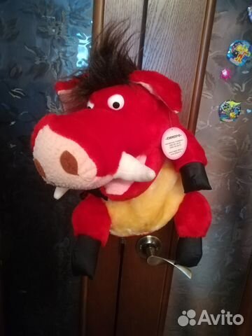 Меховой рюкзак Кабан