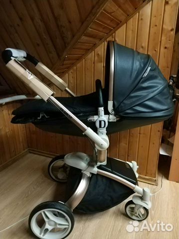 Коляска 2в1 эко-кожа новая