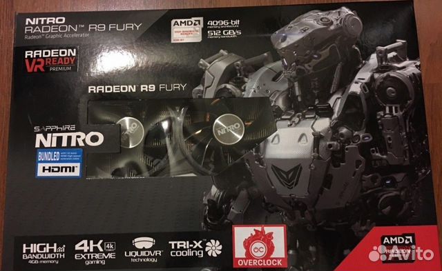 AMD Radeon R9 Fury sapphire nitro Edition