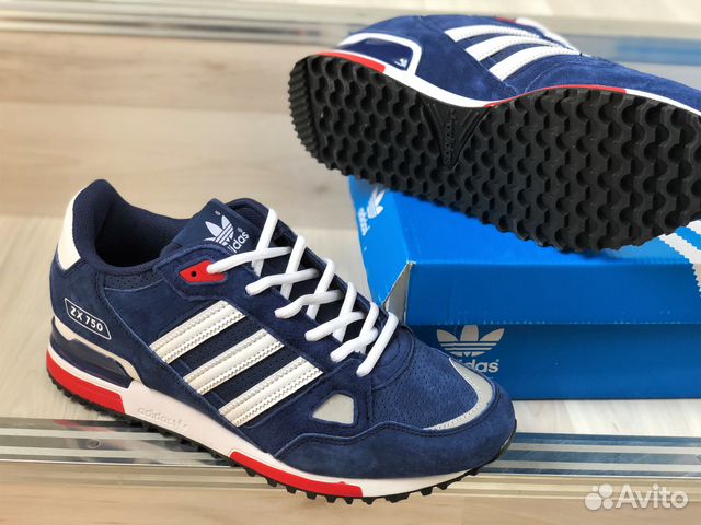 Кроссовки Adidas ZX750, синие (42,5 размер) Кроссовки Adidas ZX750, синие (42,5 размер)