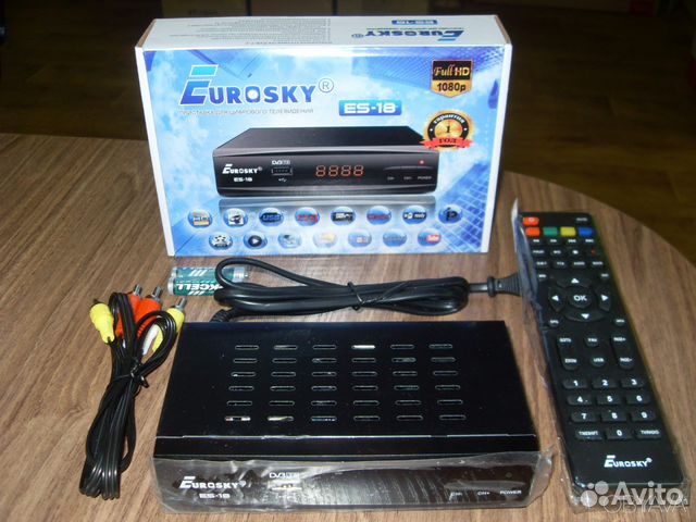 Eurosky es-18 DVB T2 приёмник