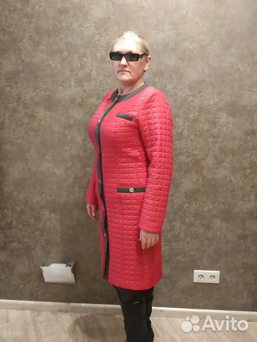Пальто на синтепоне 48-50, сезон осень-весна