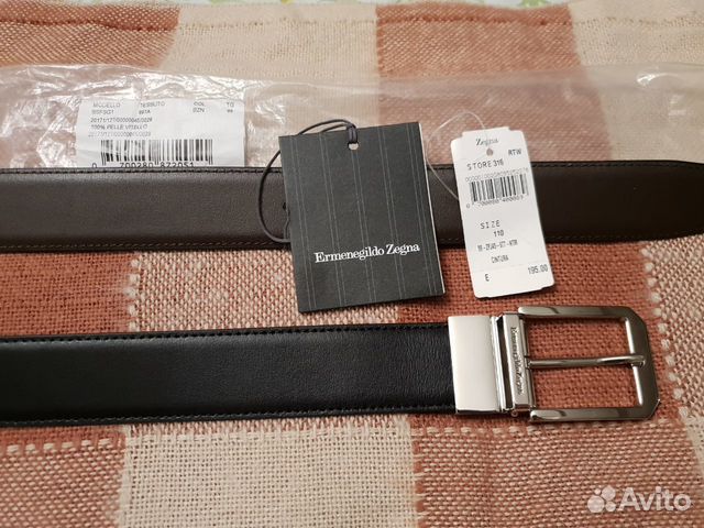 Оригинальный мужской ремень Ermenegildo Zegna Оригинальный мужской ремень Ermenegildo Zegna