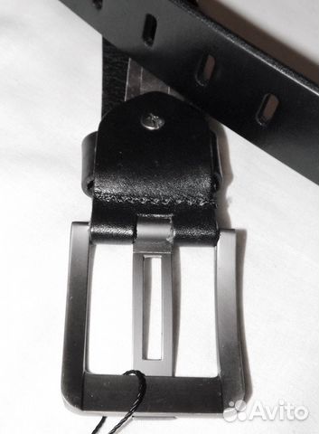 Мужской кожаный ремень -GA- 1975 black new