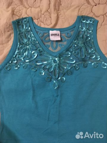 Платье трикотажное на 42-44, новое. Франция Sparkl