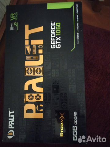 Palit gtx 1060 6 gb