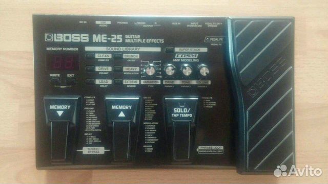 Гитарный процессор Boss ME 25