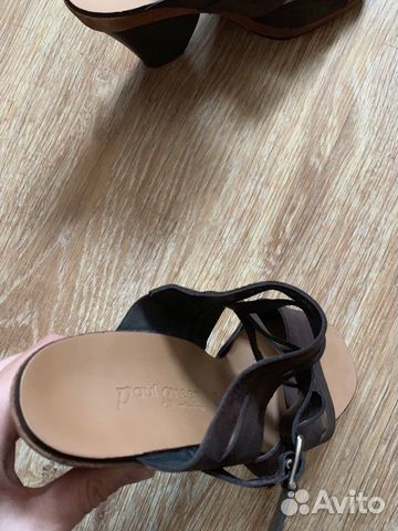 Сабо на каблуках