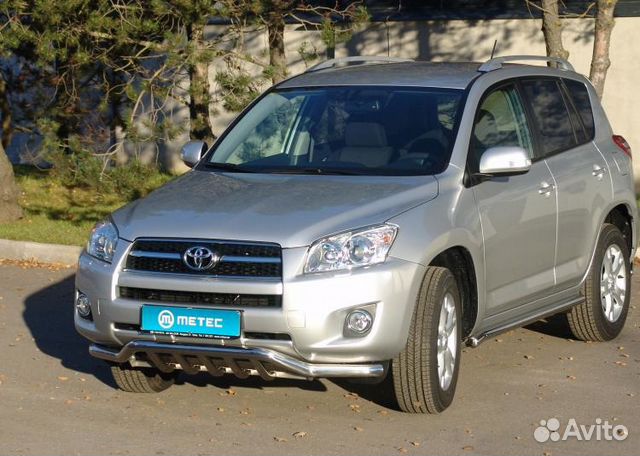 Защита переднего бампера Toyota RAV4 Тойота Рав 4