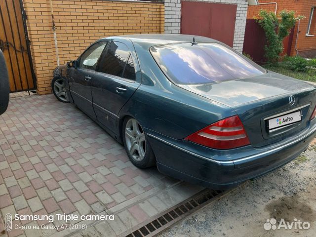 Mercedes-Benz S-класс 4.3 AT, 2000, битый, 285 000 км