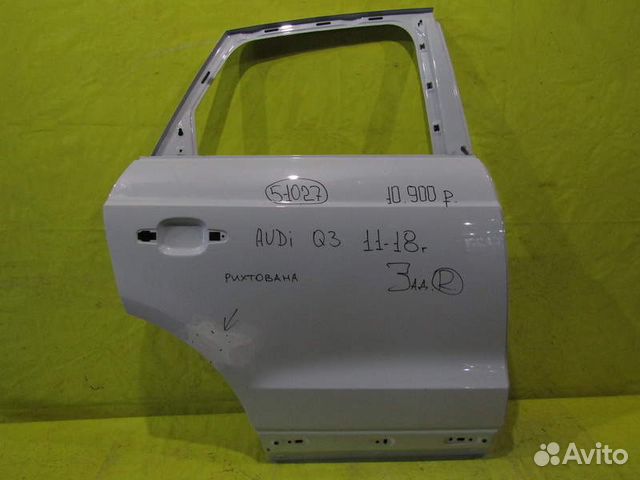 Дверь задняя правая Audi Q3 11-18г 51027