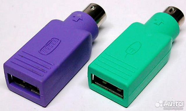 Переходник USB на PS/2 для клавиатуры или мышки