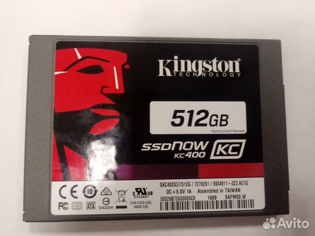 SSD диск Kingston KC400 512 Гб SKC400S37 / 512G SA