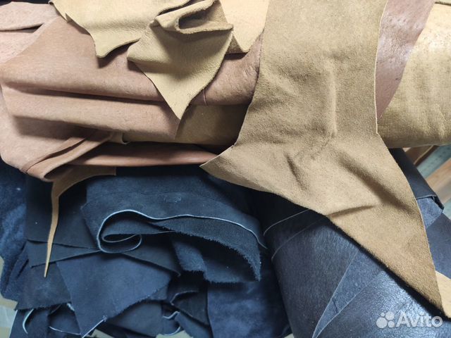 Куски кожи подкладки
