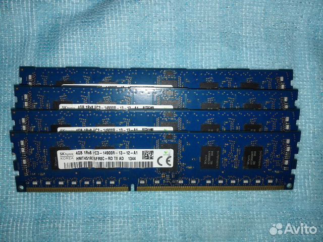 Память SK hynix REG 16Gb 4x4Gb PC3-14900R-13-12-A1 Память SK hynix REG 16Gb 4x4Gb PC3-14900R-13-12-A1