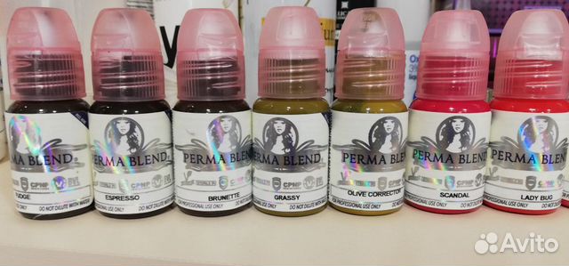 Пигменты для перманентного макияжа Perma Blend Пигменты для перманентного макияжа Perma Blend