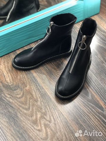 Ботинки осенние молния спереди