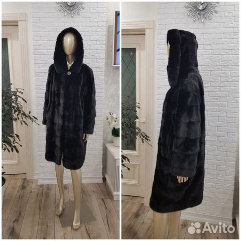 Норковая шуба поперечка 46/48 Норковая шуба поперечка 46/48