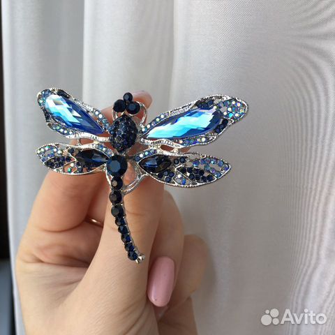 Брошь стрекоза
