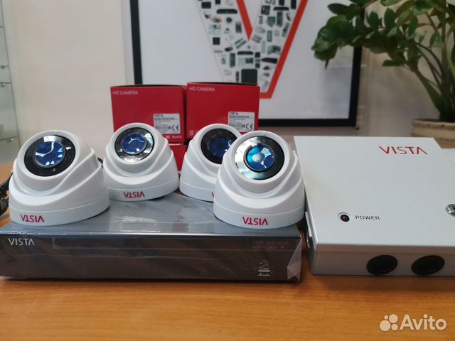 Комплект видеонаблюдения 4 AHD камеры 5 мп+DVR+бп Комплект видеонаблюдения 4 AHD камеры 5 мп+DVR+бп