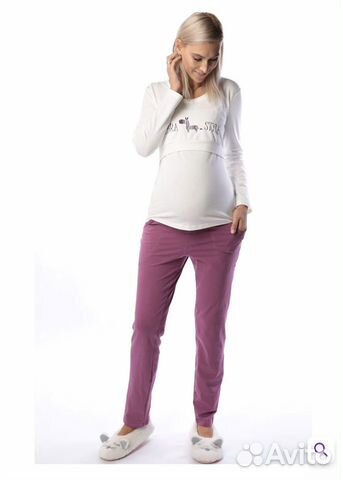 Свитшот и штаны домашний комплект для беременных и