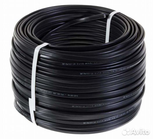 Кабель ввгнг-LS 3х1.5, 3х2.5