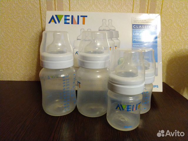 Набор бутылочек для новорожденных Philips avent Набор бутылочек для новорожденных Philips avent