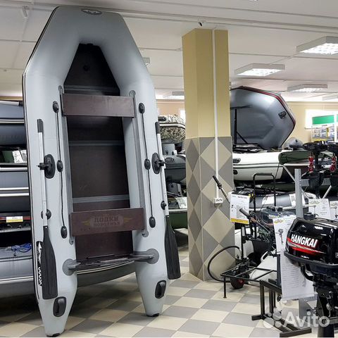 Лодка пвх 300 ск Лодки Поволжья (слань,киль)