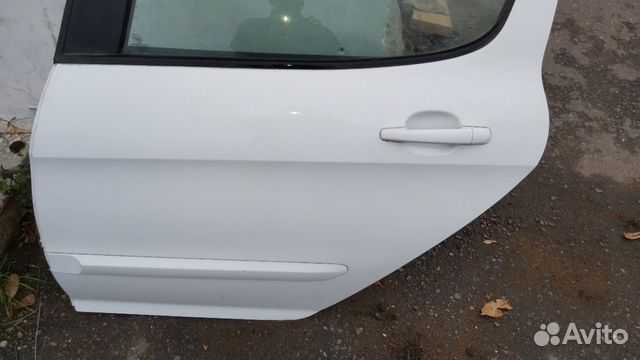 Пежо 308 Дверь задняя левая Оригинал цвет Белый Пежо 308 Дверь задняя левая Оригинал цвет Белый