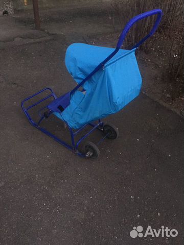 Санки двухколесные