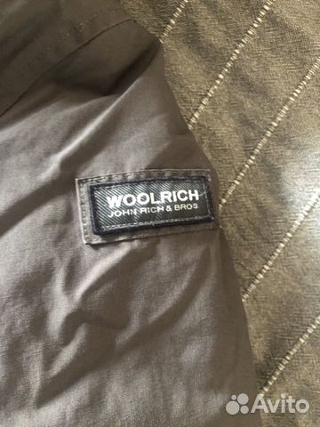 Woolrich парка с мехом на капюшоне