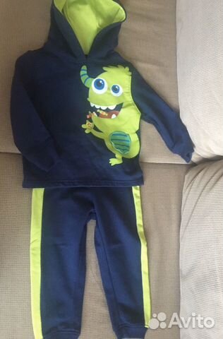 Костюм для мальчика с начесом, на 2 года (24 ме Костюм для мальчика с начесом, на 2 года (24 ме