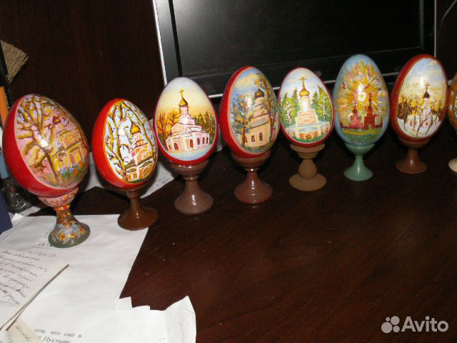 Яйца дерево роспись ручная Яйца дерево роспись ручная