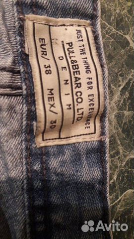 Новые джинсовые шорты pull AND bear