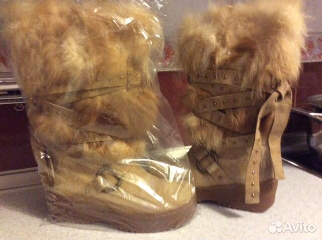 Новые жен сапоги с мехом в середине очень тёплые Г