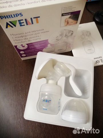 Молокоотсос Philips Avent ручной с бутылочкой