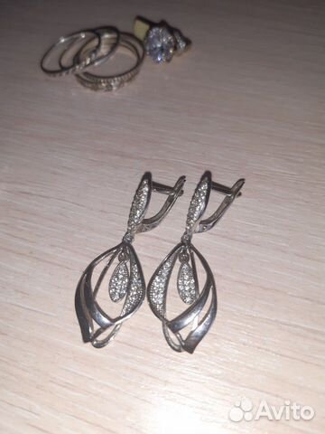 Серебряные серьги
