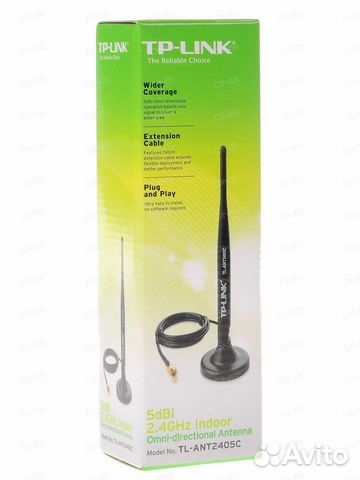 Антенна TP-link TL-ANT2405C Антенна TP-link TL-ANT2405C