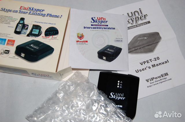 Скайп-адаптер Uni Skyper vpet-20 (v.1) Скайп-адаптер Uni Skyper vpet-20 (v.1)