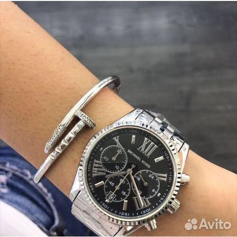 Michael Kors Часы Женские Оригинал Серебристые