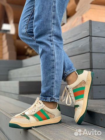 Кеды кожаные Gucci Кеды кожаные Gucci
