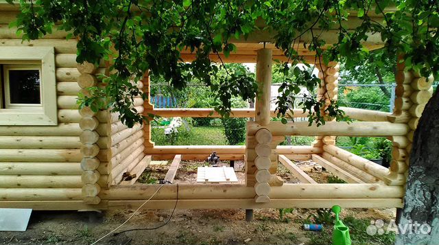 Сруб бани 3х6 (пятистенок + веранда) Сруб бани 3х6 (пятистенок + веранда)