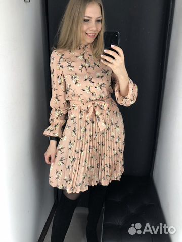 Платье шифоновое