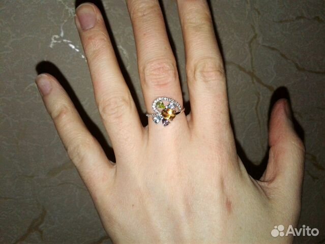 Кольцо Sokolov 18 р-р серебро 925