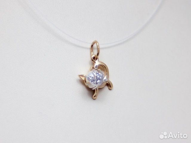 Золотой кулон С жемчугом 1,59 грамм