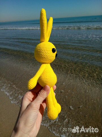 Вязаная игрушка Заяц Вязаная игрушка Заяц