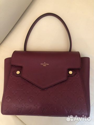 Louis Vuitton сумка бордовая Louis Vuitton сумка бордовая