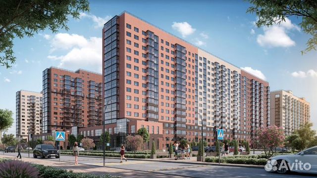 2-к квартира, 55.5 м², 9/16 эт.